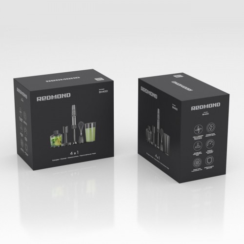 Погружной блендер Redmond BH400 (серый) 