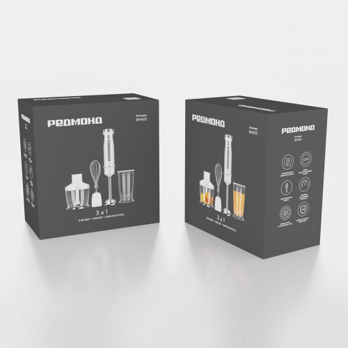 Погружной блендер Redmond BH-423 (белый/серебристый) 9