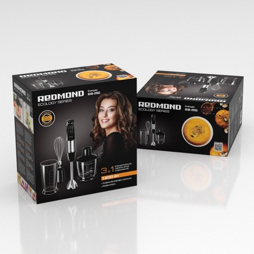 Погружной блендер Redmond RHB-2982 (черный) 5