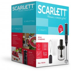 Погружной блендер Scarlett SC-HB42F12 (черный)