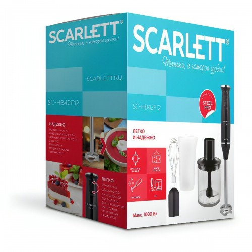 Погружной блендер Scarlett SC-HB42F12 (черный) 4