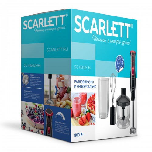 Погружной блендер Scarlett SC-HB42F94 (черный) 6