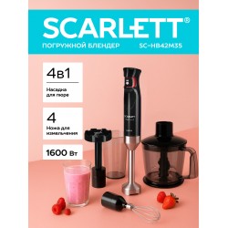 Погружной блендер Scarlett SC-HB42M35 (черный)