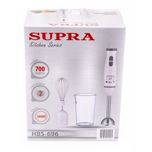 Погружной блендер SUPRA HBS-696 (белый/серый) 3