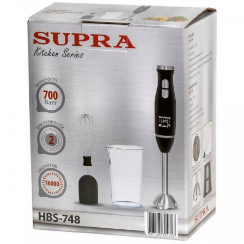 Погружной блендер SUPRA HBS-748 (черный) 3