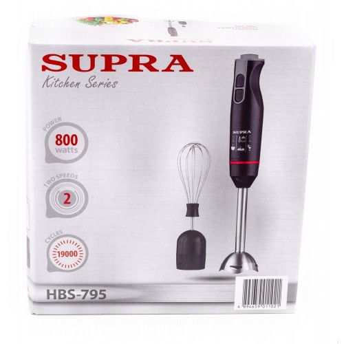 Погружной блендер SUPRA HBS-795 (черный/красный) 2