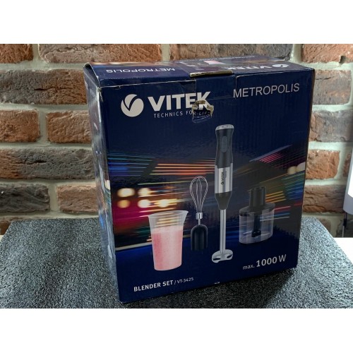 Погружной блендер Vitek VT-3425 (черный/серебристый) 4