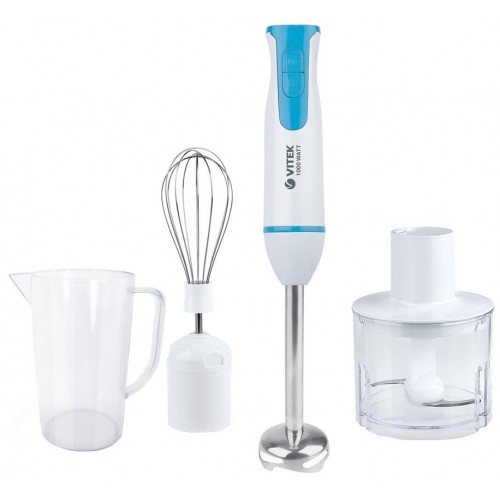 Погружной блендер Vitek VT-8530 (белый/голубой) 