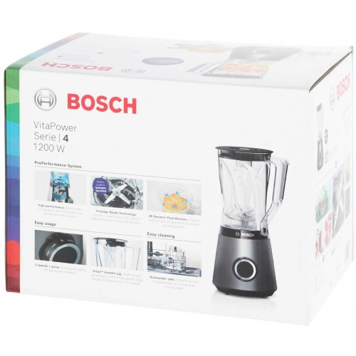 Стационарный блендер Bosch VitaPower Serie 4 MMB6141S (серебристый) 6
