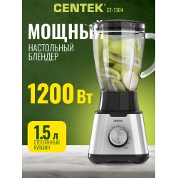 Стационарный блендер CENTEK CT-1304 (серебристый/черный)