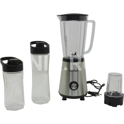 Стационарный блендер Kitfort КТ-1340-3 (серебристый металлик) 4