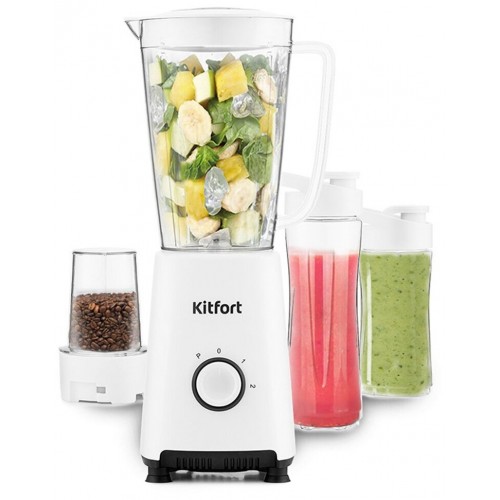 Стационарный блендер Kitfort KT-1380 (белый) 