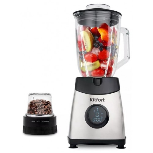 Стационарный блендер Kitfort KT-1394 (серебристый/черный) 1