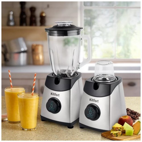 Стационарный блендер Kitfort KT-1394 (серебристый/черный) 2