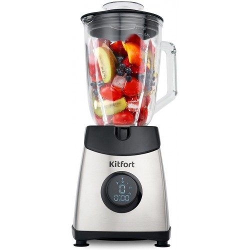 Стационарный блендер Kitfort KT-1394 (серебристый/черный) 6