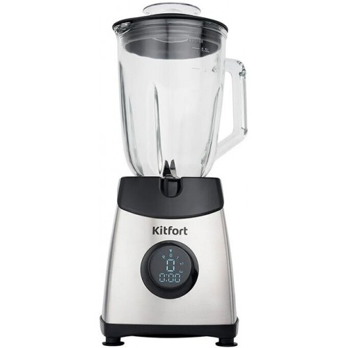 Стационарный блендер Kitfort KT-1394 (серебристый/черный) 7