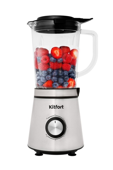 Стационарный блендер Kitfort KT-3021 (серебристый/черный) 