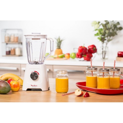 Стационарный блендер Moulinex LM420110 (белый) 8