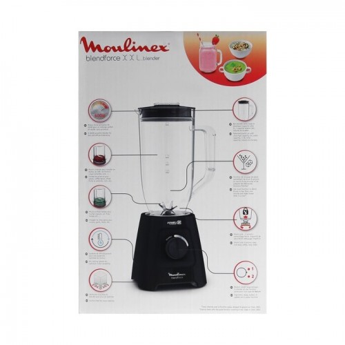Стационарный блендер Moulinex LM458810 (черный) 5