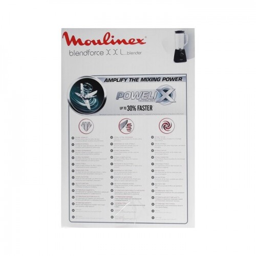 Стационарный блендер Moulinex LM458810 (черный) 6