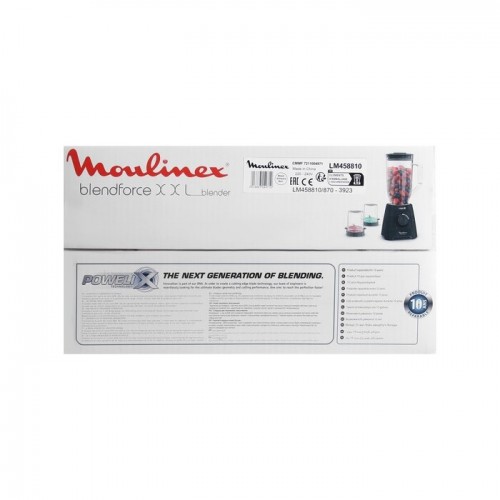 Стационарный блендер Moulinex LM458810 (черный) 7