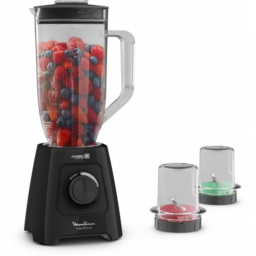 Стационарный блендер Moulinex LM458810 (черный) 8