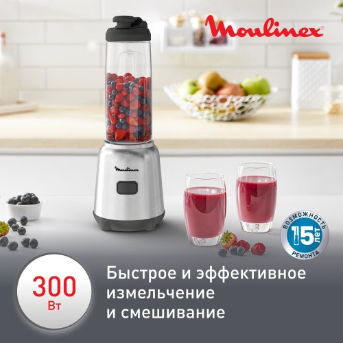 Стационарный блендер Moulinex Mix Move LM15FD10 (черный/серебристый) 1