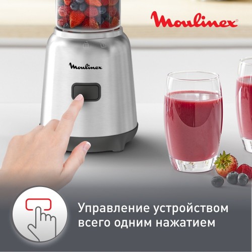 Стационарный блендер Moulinex Mix Move LM15FD10 (черный/серебристый) 2