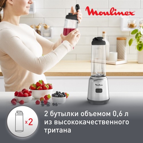 Стационарный блендер Moulinex Mix Move LM15FD10 (черный/серебристый) 3