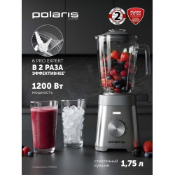 Стационарный блендер Polaris PTB 1037G (графитовый/серебристый)