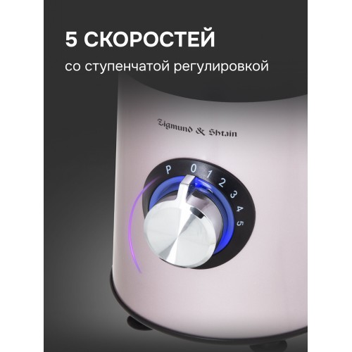 Стационарный блендер Zigmund Shtain BS-441 D (серебристый) 8