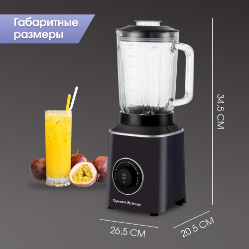 Стационарный блендер Zigmund Shtain BS-446 D (черный) 5