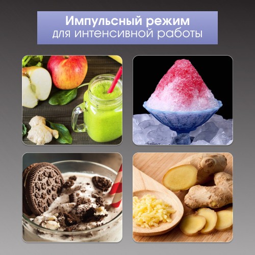 Стационарный блендер Zigmund Shtain BS-448 D (серебристый/черный) 2