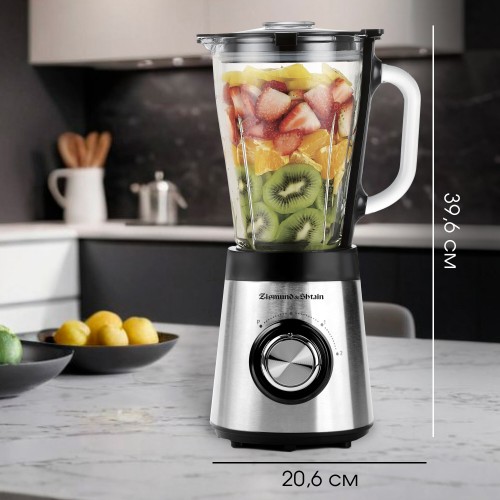 Стационарный блендер Zigmund Shtain BS-448 D (серебристый/черный) 9