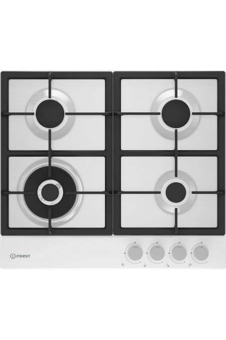 Газовая варочная панель INDESIT THPM 642 WS/WH/I (нержавеющая сталь) 