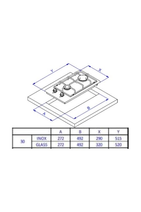 Газовая варочная панель Weissgauff HGG 320 BGL (черный) 14