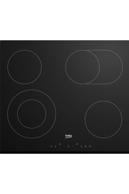 Электрическая варочная панель Beko BHC6440KBEB (черный) 