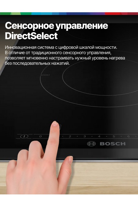 Электрическая варочная панель Bosch PKF375FP2E (черный) 1