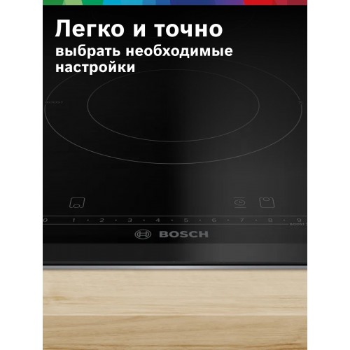 Электрическая варочная панель Bosch PKF375FP2E (черный) 2