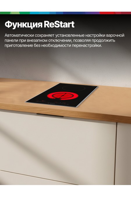 Электрическая варочная панель Bosch PKF375FP2E (черный) 5