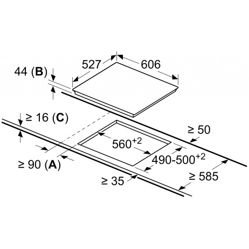 Электрическая варочная панель Bosch PKF675FP2E (черный) 4