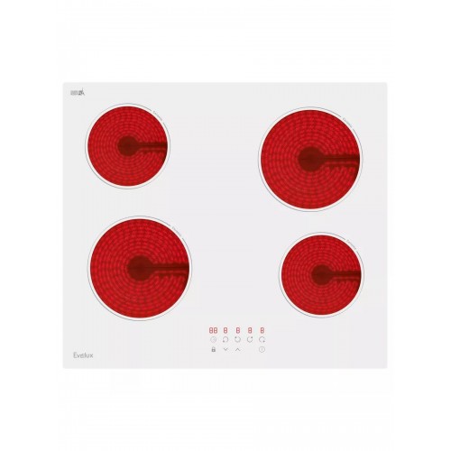 Электрическая варочная панель Evelux HEV 640 W (белый) 