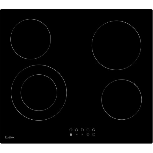 Электрическая варочная панель Evelux HEV 641 B (черный) 