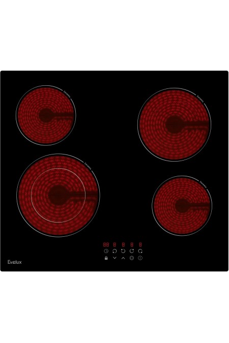 Электрическая варочная панель Evelux HEV 641 B (черный) 1