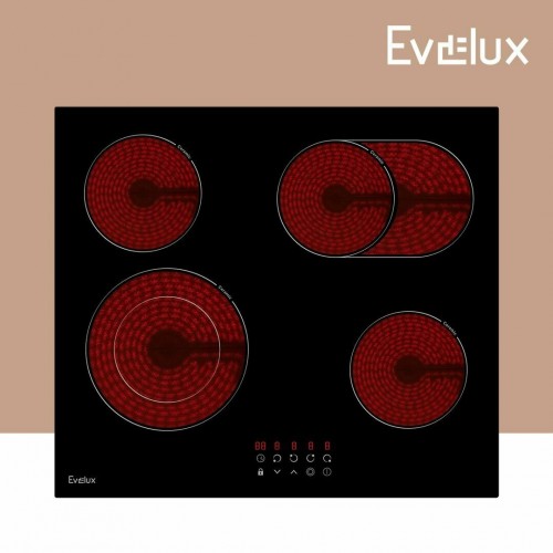 Электрическая варочная панель Evelux HEV 642 B (черный) 9