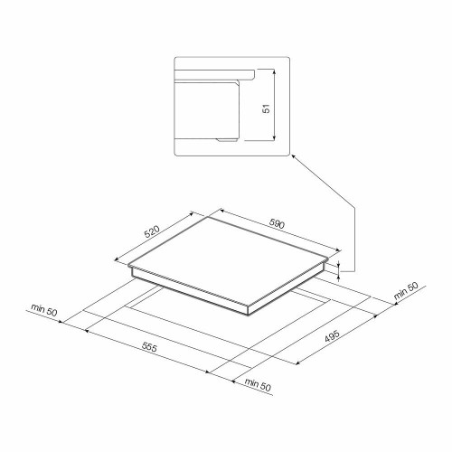 Электрическая варочная панель GRAUDE EK 60.0 C (черный) 6