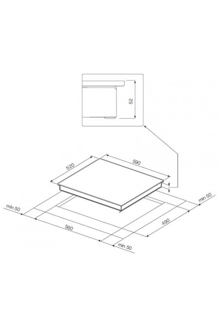 Электрическая варочная панель GRAUDE EK 60.2 WF (белый) 1