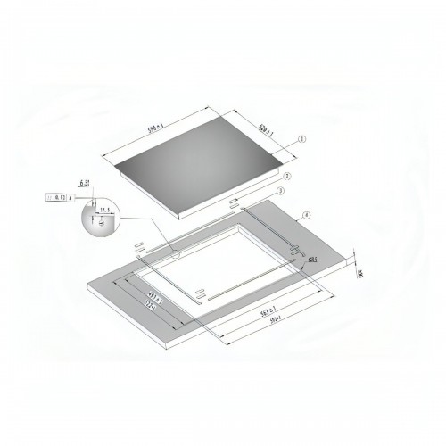 Электрическая варочная панель Haier HHY-Y64SVB (черный) 5