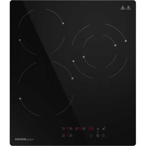 Электрическая варочная панель HOMSair HVC43DBK (черный) 