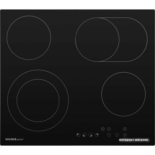 Электрическая варочная панель HOMSair HVС64SMDBK (черный) 7